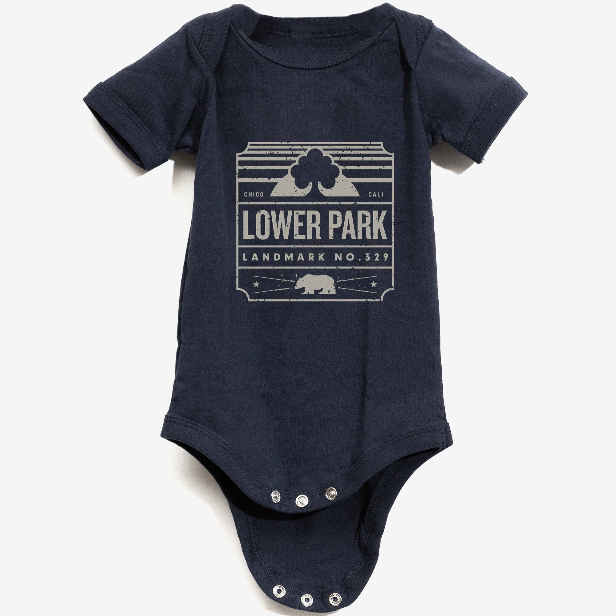 Little Bear Baby Onesie-Upper Park Clothing-Bidwell Park-Chico,California