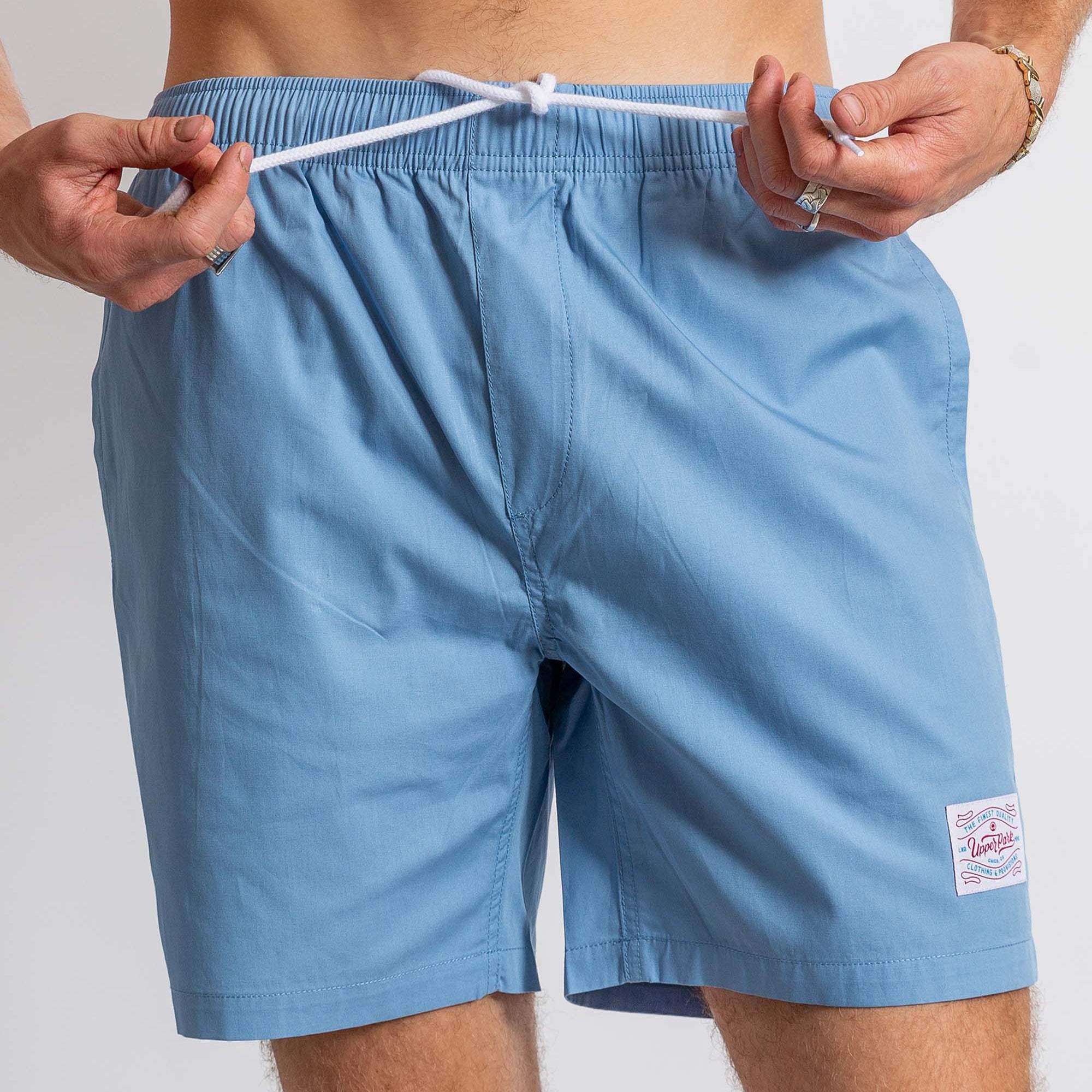 Mens Beach Shorts-Upper Park Clothing-Board Shorts-Chico,California