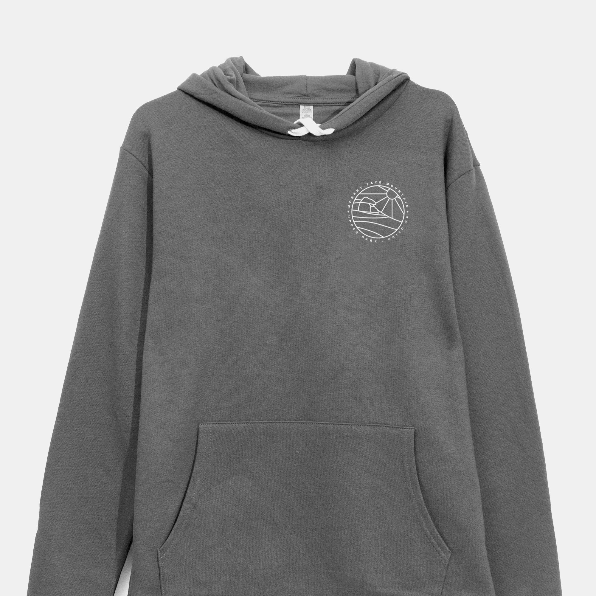 Monkey Face Mountain Sweatshirt - Upper Park Clothing - Chico, California - Monkey Face Rock
