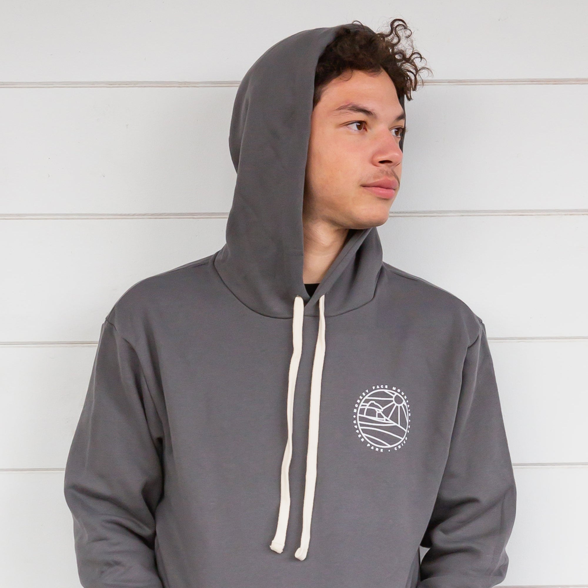 Monkey Face Mountain Sweatshirt - Upper Park Clothing - Chico, California - Monkey Face Rock
