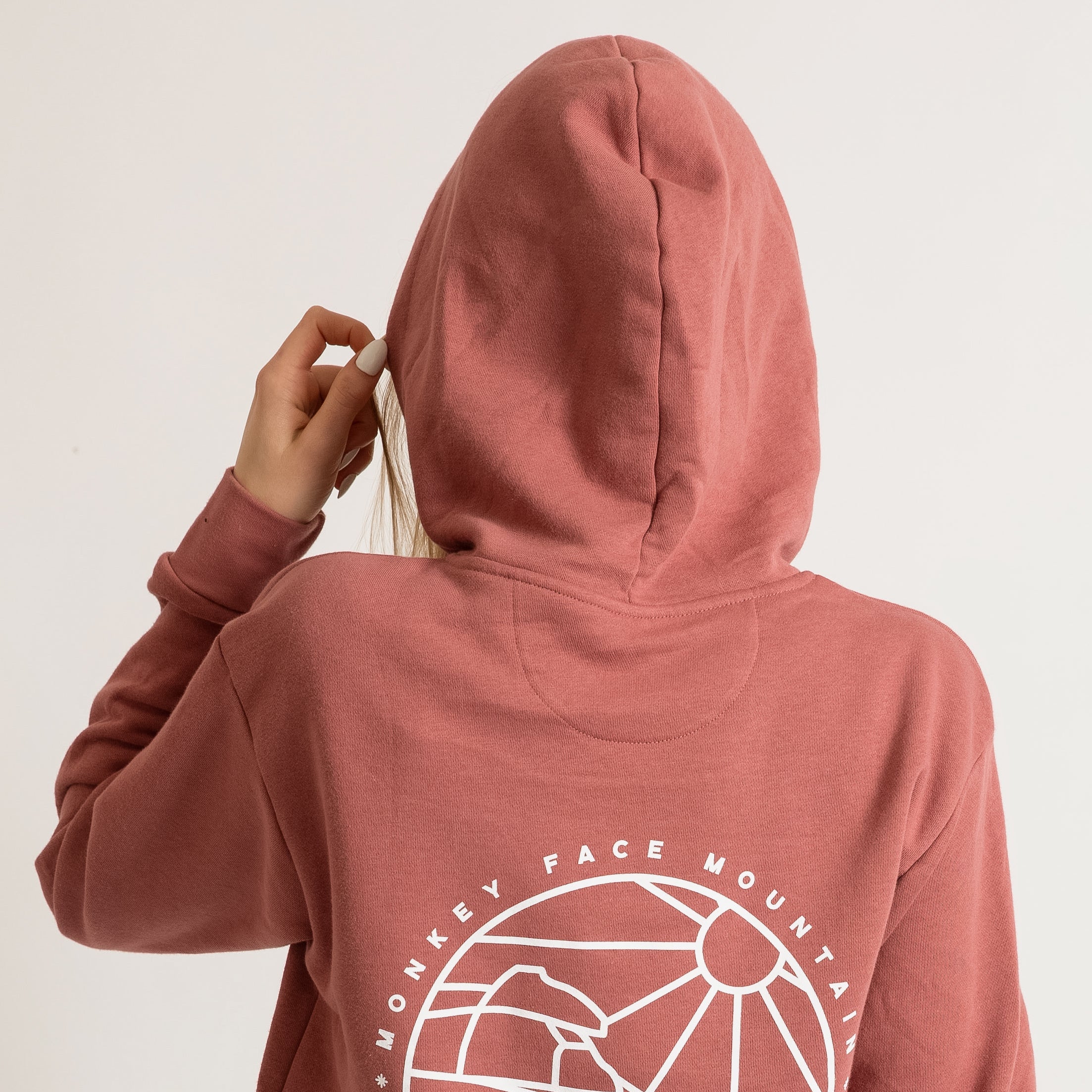 Monkey Face Mountain Sweatshirt - Upper Park Clothing - Chico, California - Monkey Face Rock - Bidwell Park