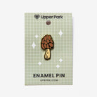 Morel Mushroom Enamel Pin Lapel