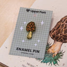Morel Mushroom Enamel Pin Lapel