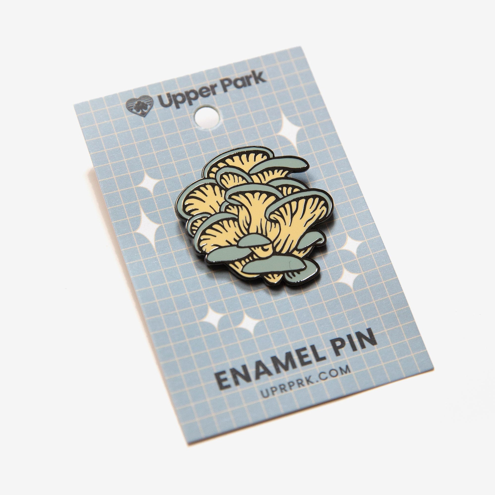 Oyster Mushroom Enamel Pin Lapel