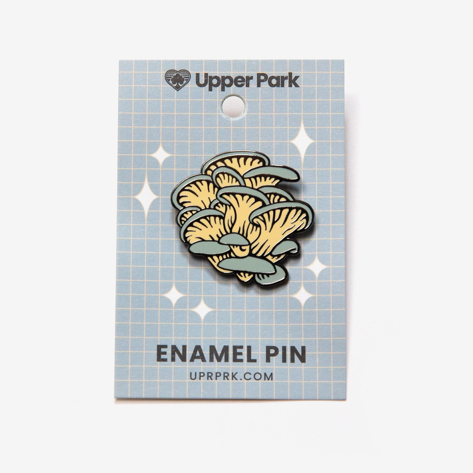 Oyster Mushroom Enamel Pin Lapel