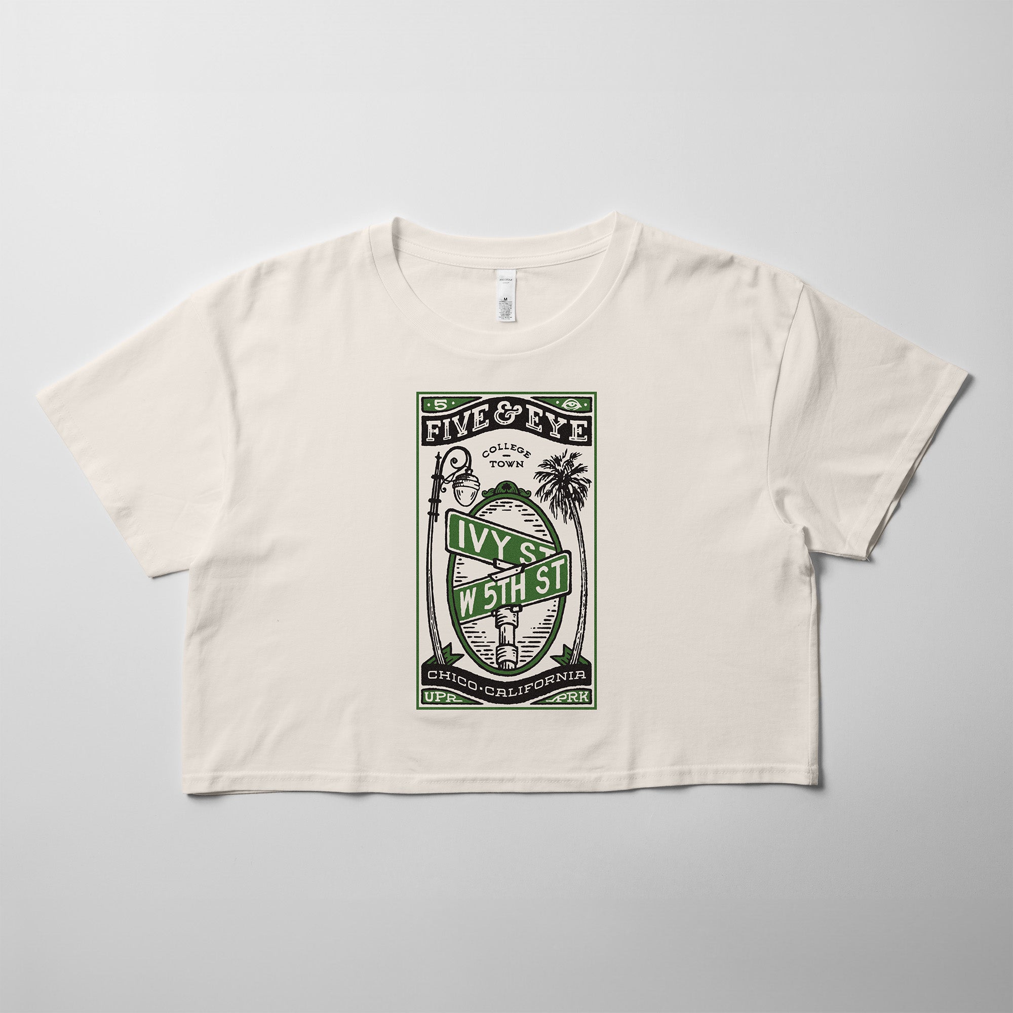 5th and Ivy Chico California Crop Tee - Upper Park Clothing