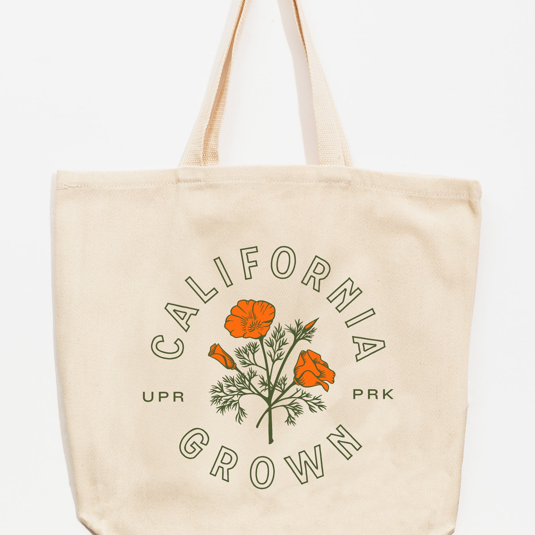 California Grown Tote Bag - Upper Park - Chico CA