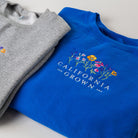 California Wildflowers Embroidered Sweater - California Grown - Upper Park Clothing - Chico, CA