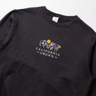 California Wildflowers Embroidered Sweater - California Grown - Upper Park Clothing - Chico, CA