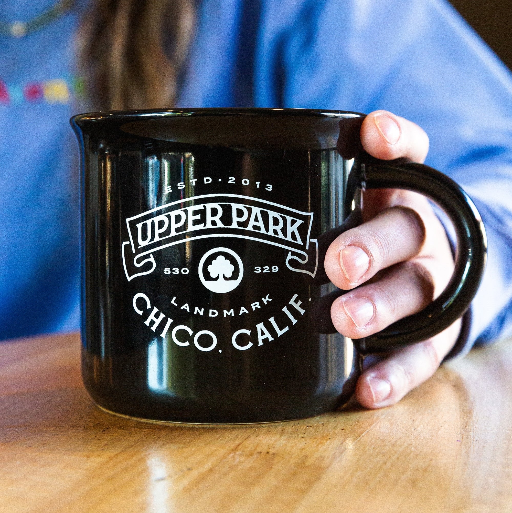 Iron Arch Western Style Coffee Mug from Upper Park Clothing in Chico, Ca