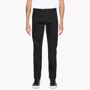 The Unbranded Brand Raw Denim Jeans - Skinny 11oz Solid Black