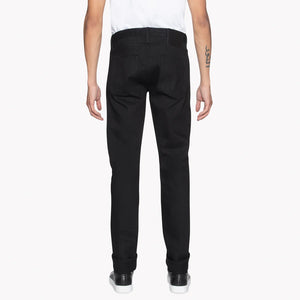 The Unbranded Brand Raw Denim Jeans - Skinny 11oz Solid Black Stretch Selvedge