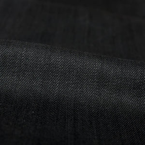 The Unbranded Brand Raw Denim Jeans - Skinny 11oz Solid Black Stretch Selvedge