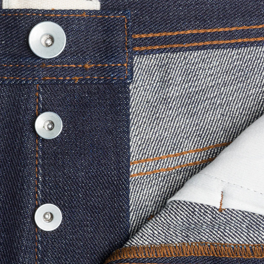 The Unbranded Brand Raw Denim Jeans - Tapered 21oz Indigo Selvedge