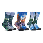 Visions Socks 3-pack on mannequins