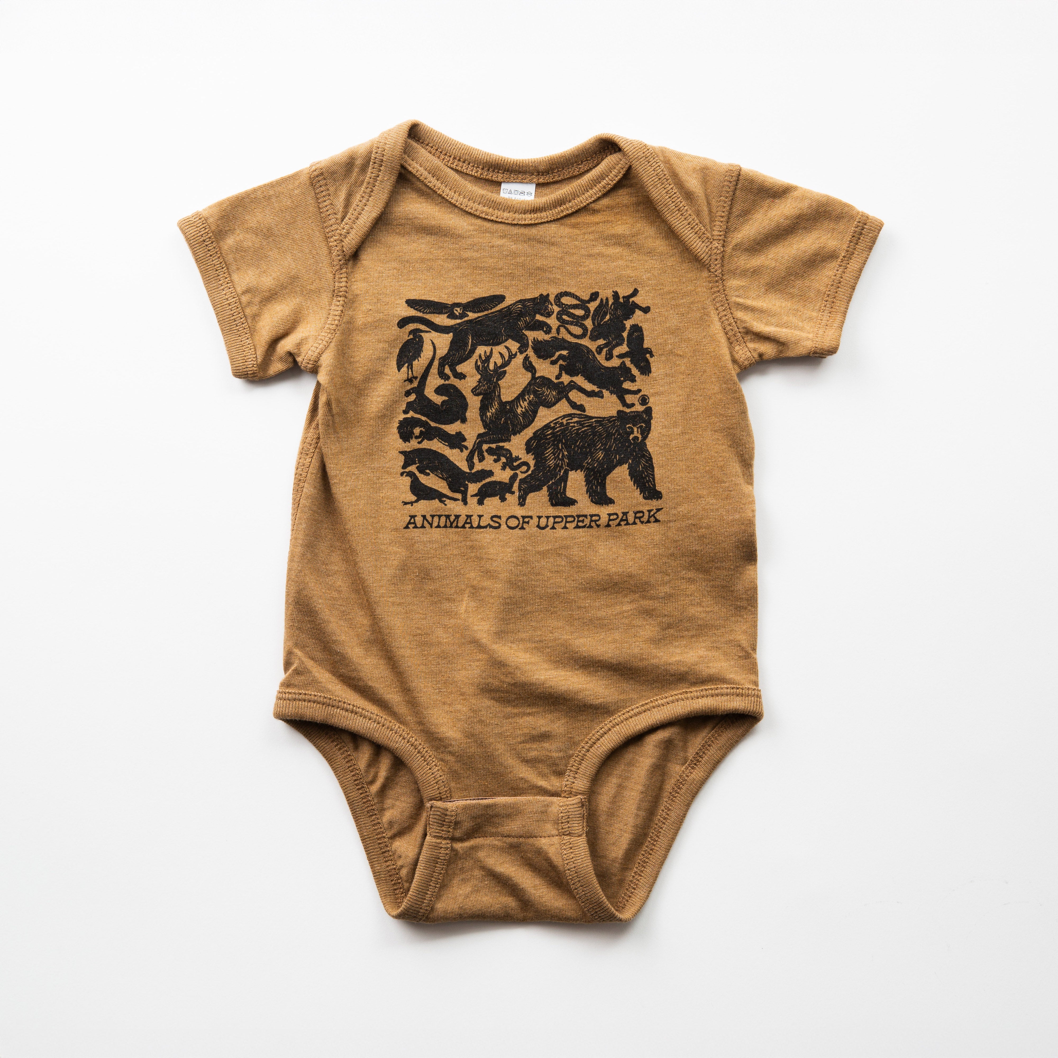 Animal of Upper Bidwell Park - Baby Bodysuit Onesie - Upper Park Clothing - Chico, Ca