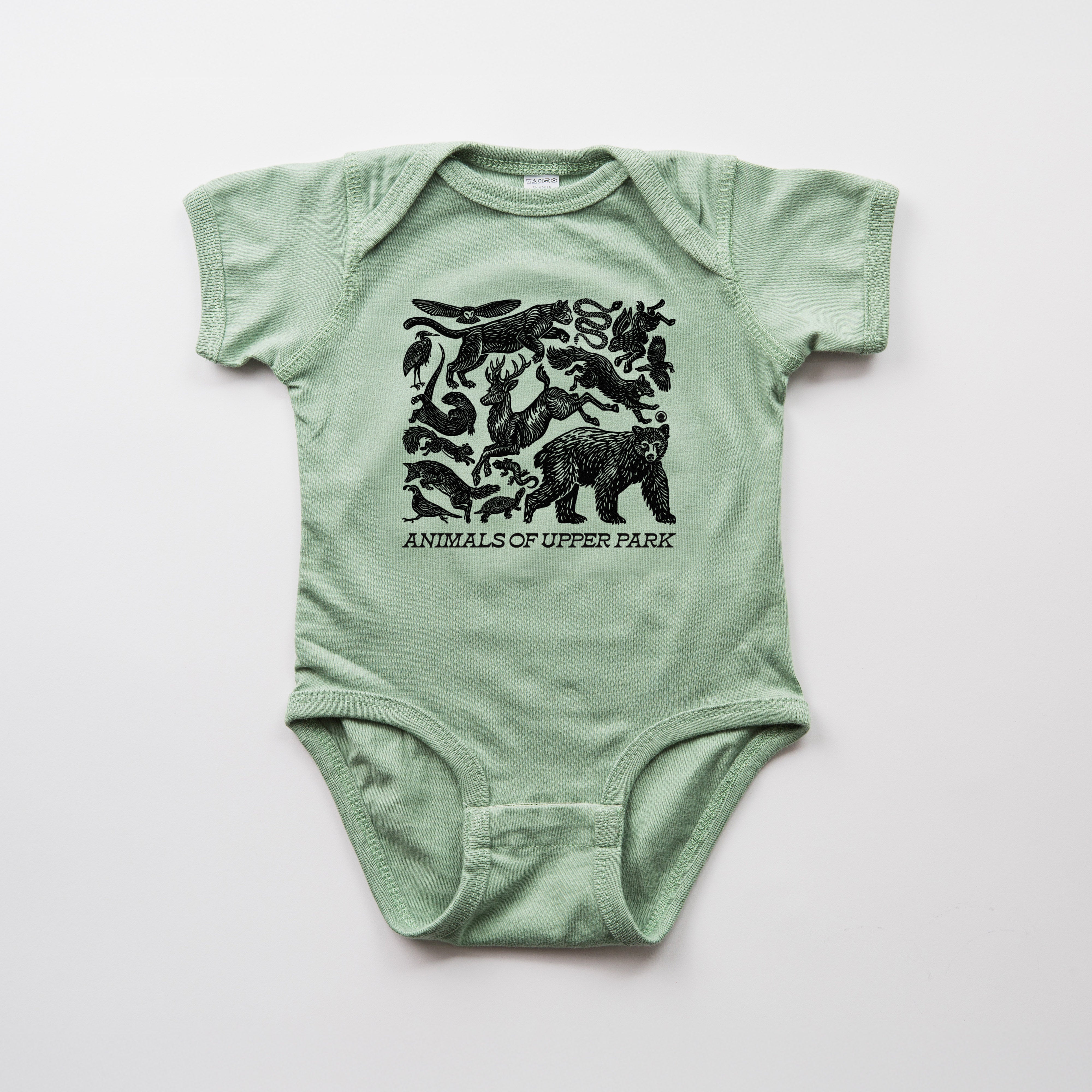 Animal of Upper Bidwell Park - Baby Bodysuit Onesie - Upper Park Clothing - Chico, Ca