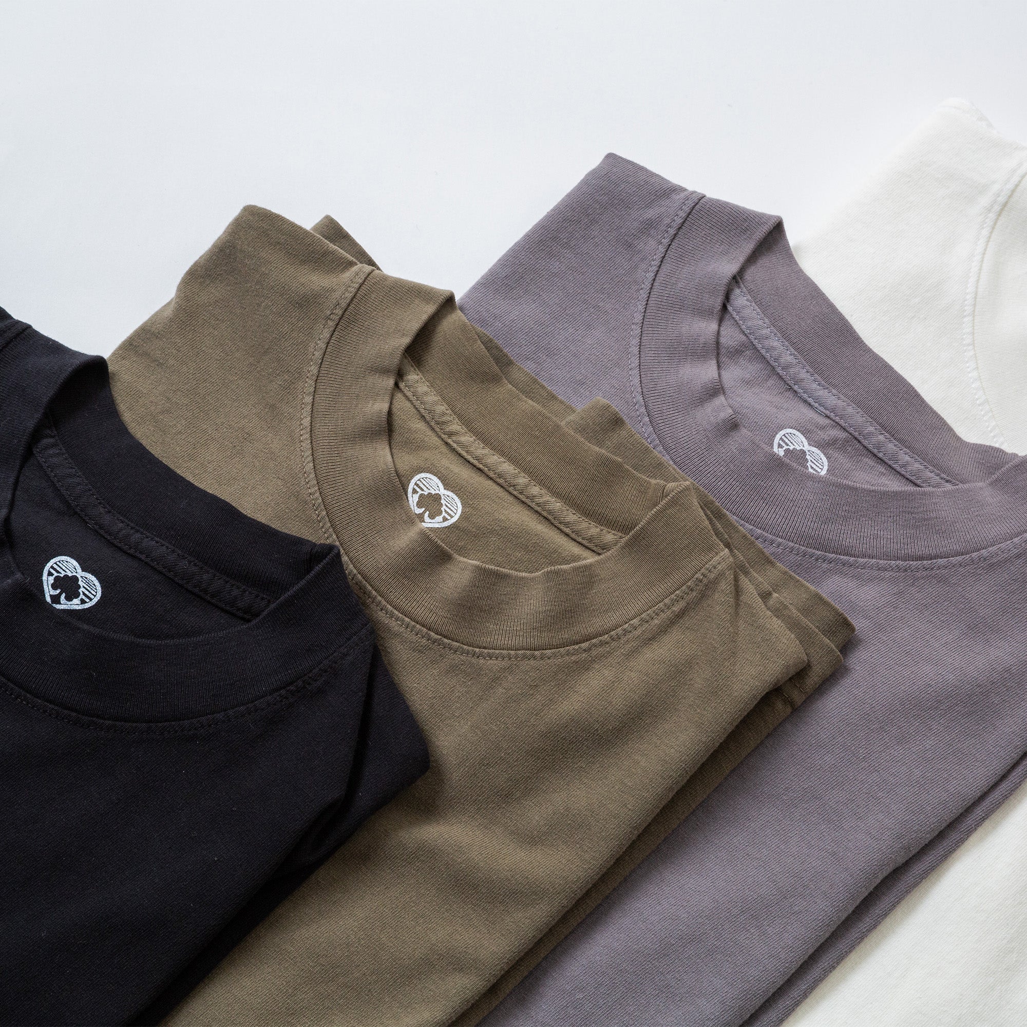 Garment Dye Crew Neck T-Shirt - Basics Collection - Made in USA