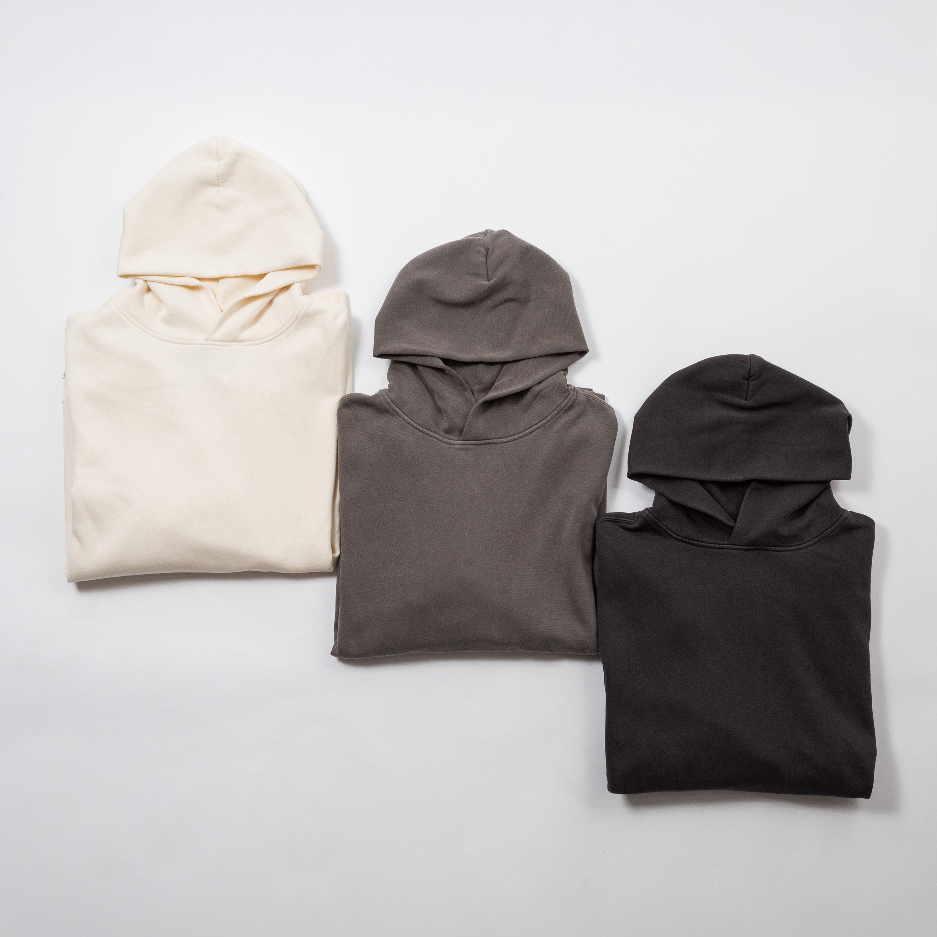 Blank Hoodie - Basics oversized hoodie sweatshirt - garment dyed