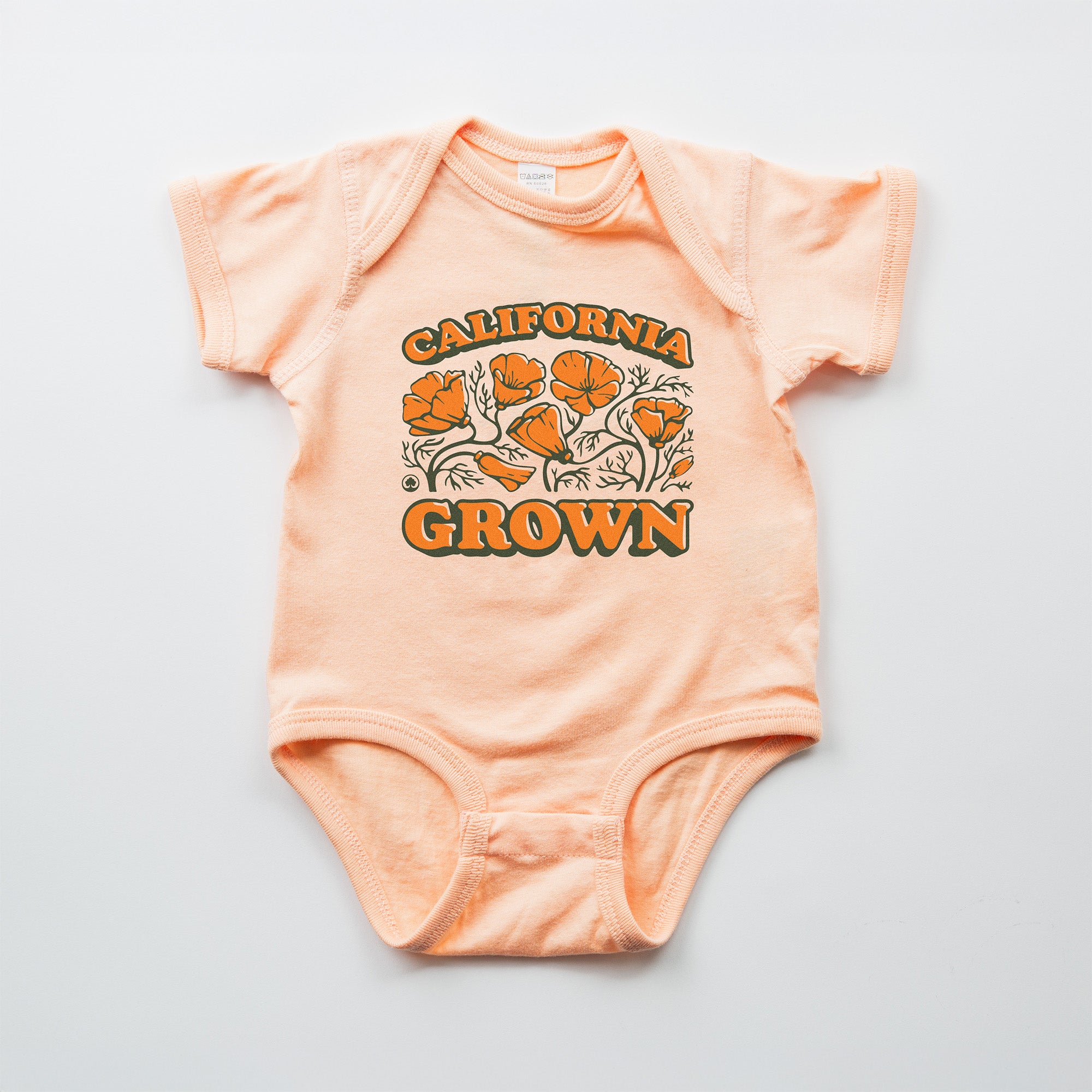 California Grown Baby Onesie - Upper Park Clothing - Kids Clothing - California Collection