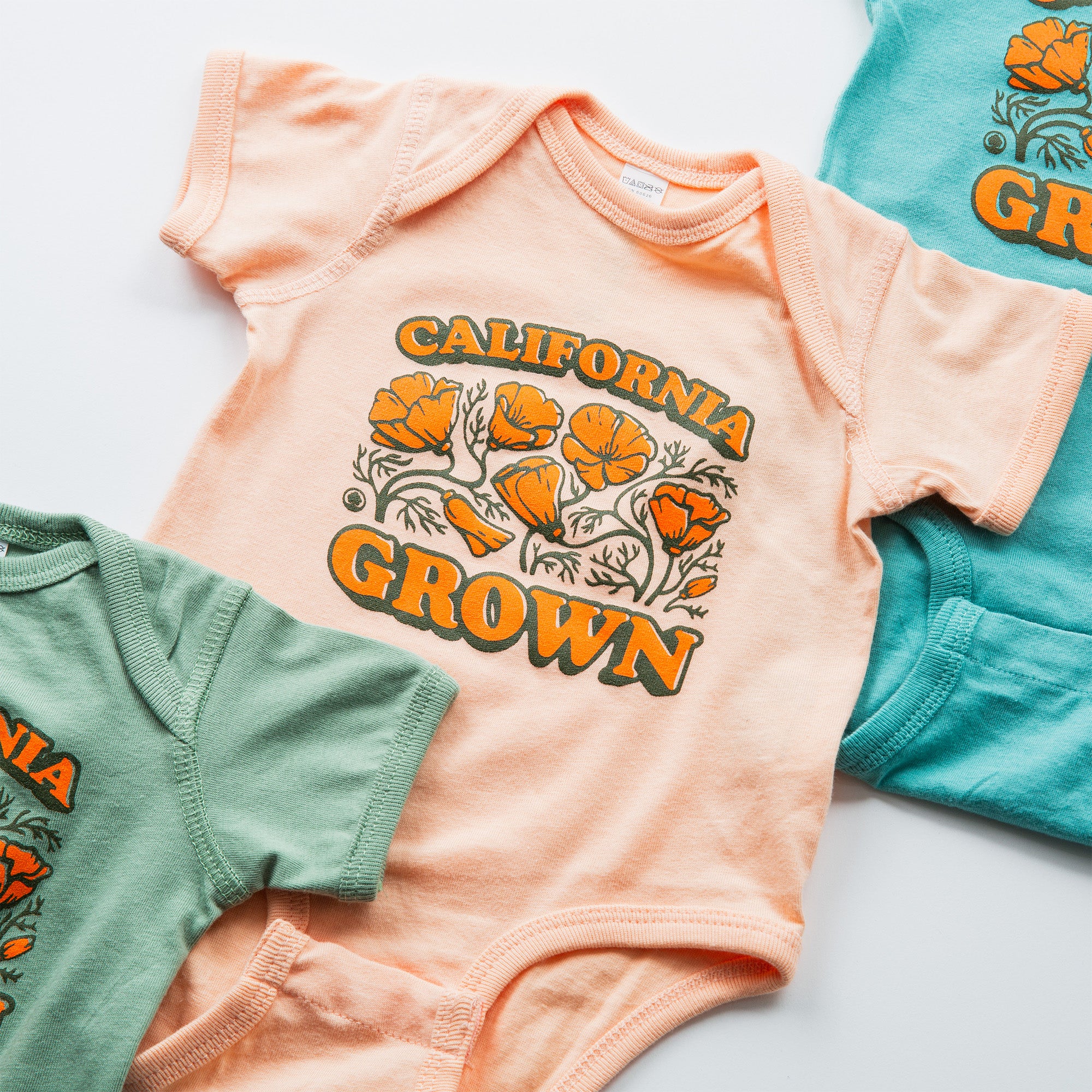 California Grown Baby Onesie - Upper Park Clothing - Kids Clothing - California Collection