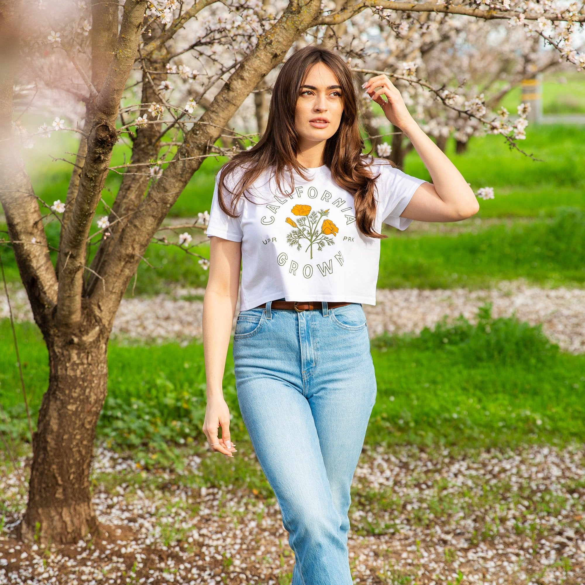 California Grown Crop Tee – Upper Park California Grown Crop Tee – Upper Park