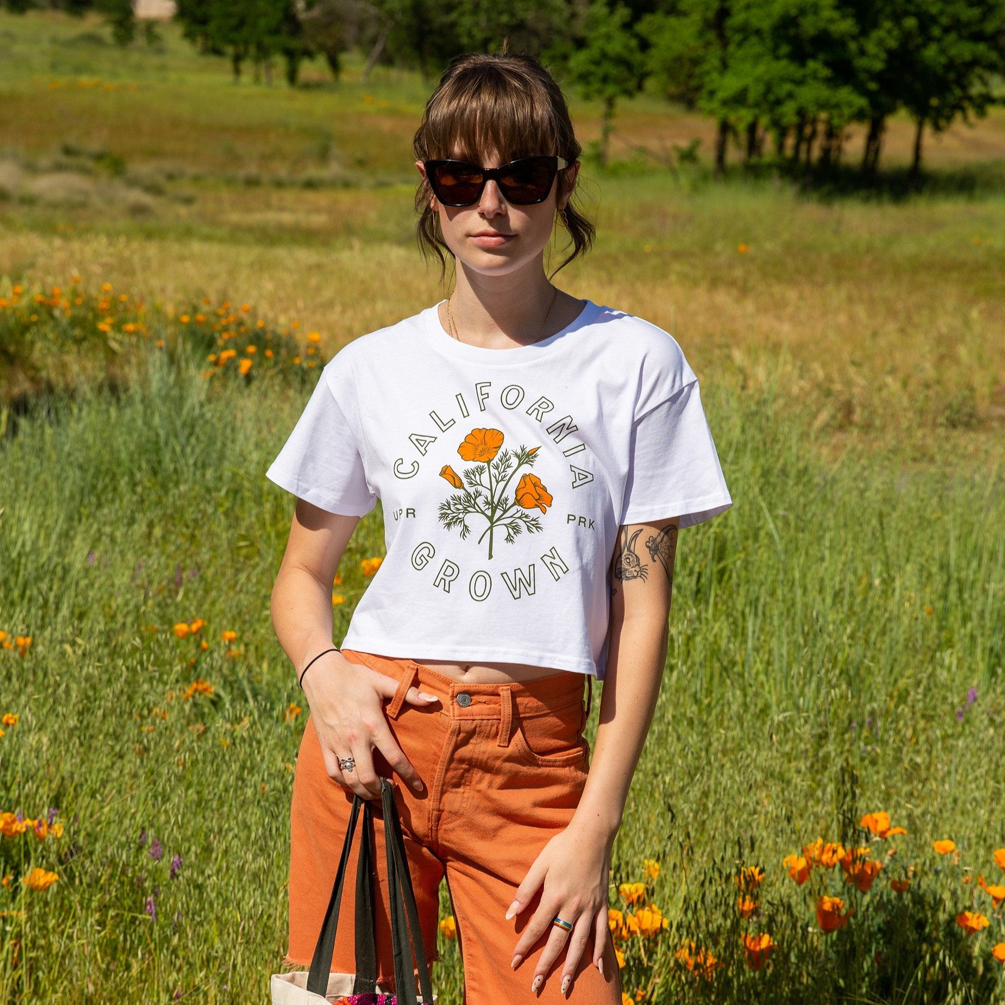 California grown crop tee - Bidwell Park - Upper Park Clothing - Chico, Ca