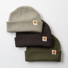 California Poppy Cable Beanie - Fisherman Style Short Cap Knit - California Collection