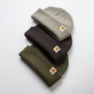 California Poppy Cable Beanie - Fisherman Style Short Cap Knit - California Collection