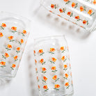 California Poppy Flower Beer Can Glass - Upper Park Clothing - Chico, Ca