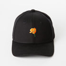 California Poppy Hat - Dad Hat Style Black - Upper Park Clothing - Chico, Ca