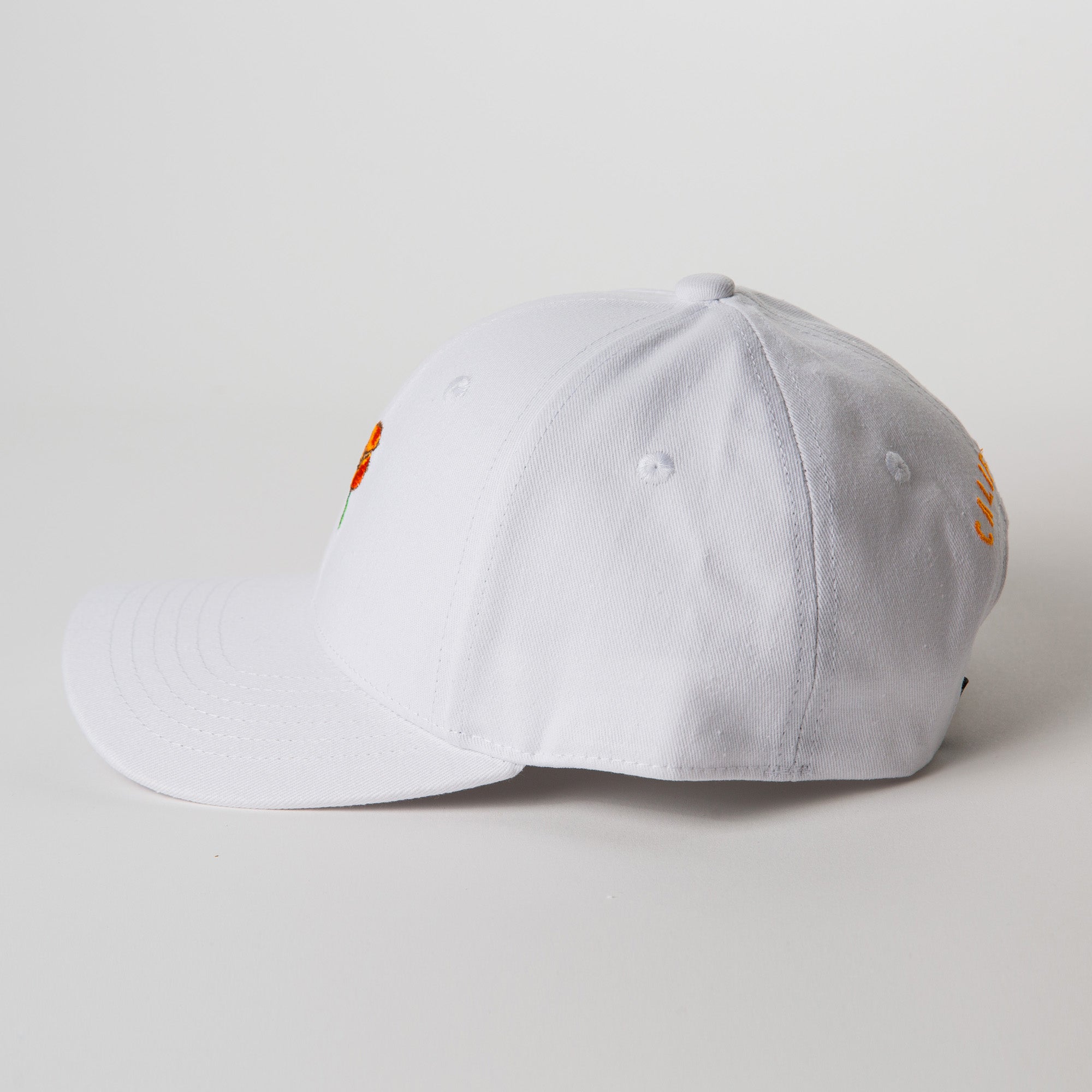 California Poppy Hat - Dad Hat Style White - Upper Park