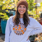 California Poppy Love Sweater - Crew Neck Sweatshirt - Upper Park Clothing - Chico, CA - California Collection