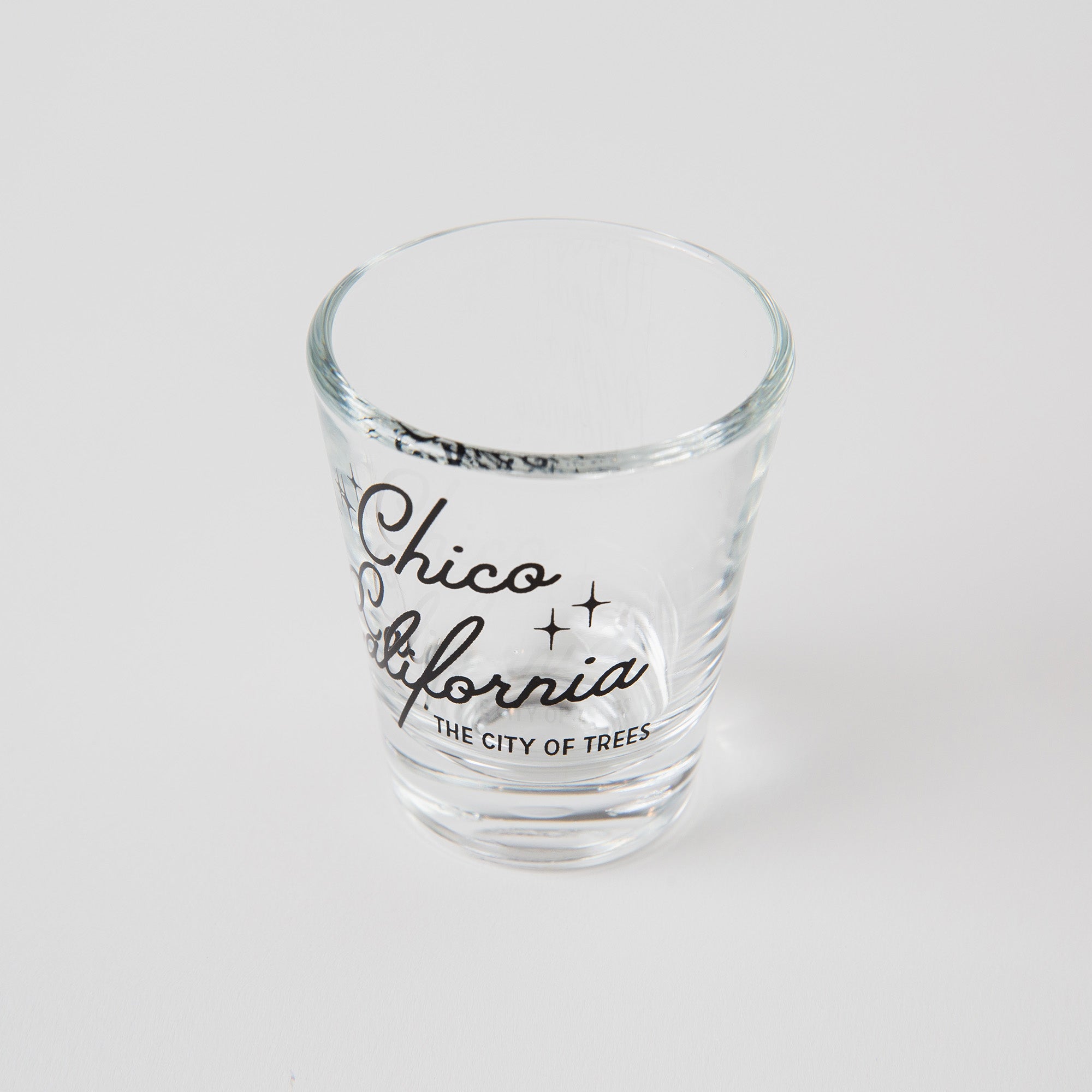 Chico California City of Trees Shot Glass - Upper Park Clothing & Provisions