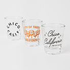 Chico California Shot Glasses - Upper Park Clothing & Provisions - Barware and Drinkware