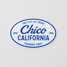 Chico California Founders Sticker - City of Trees - Upper Park