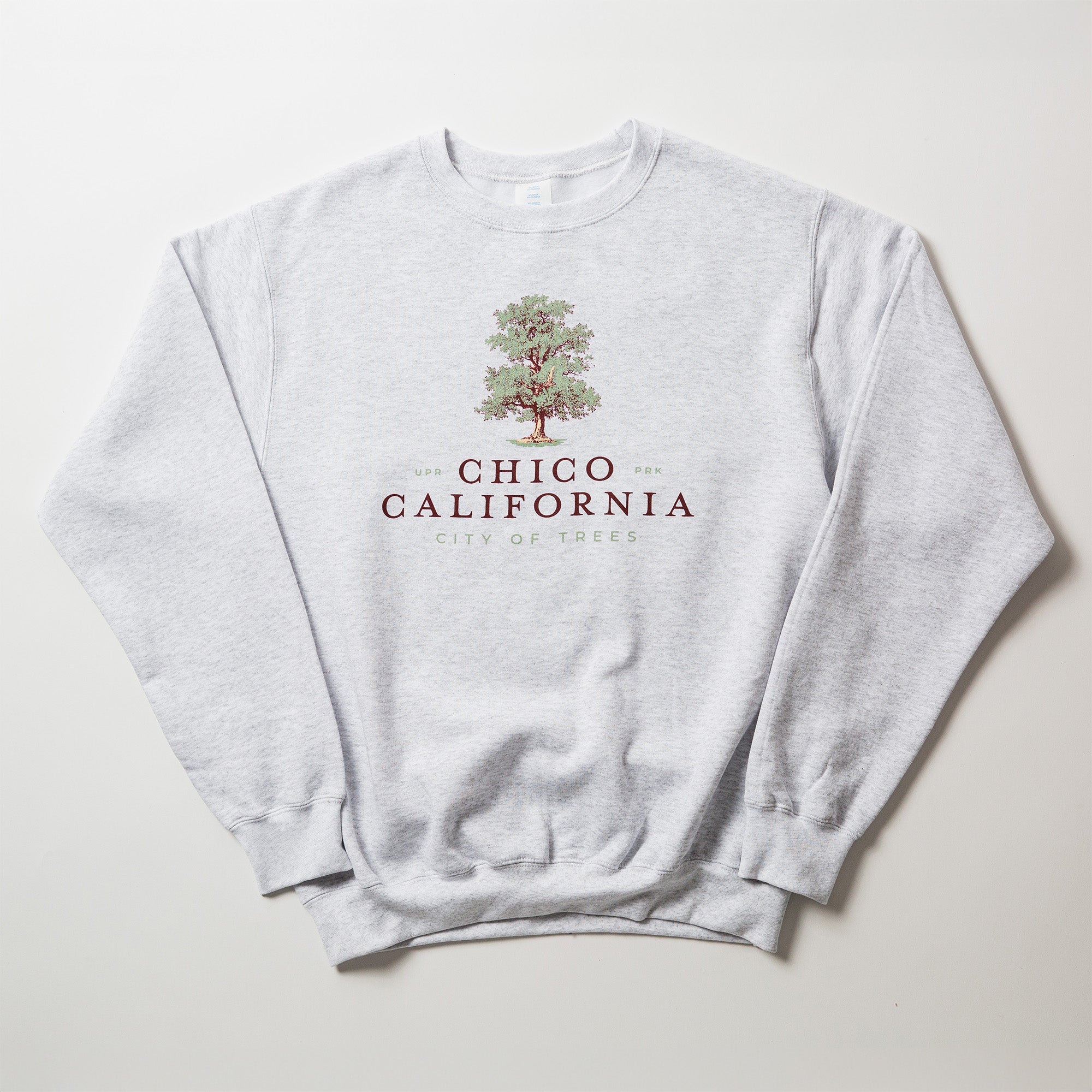 Chico California City of Trees Sweatshirt - Upper Park Clothing - Chico Collection