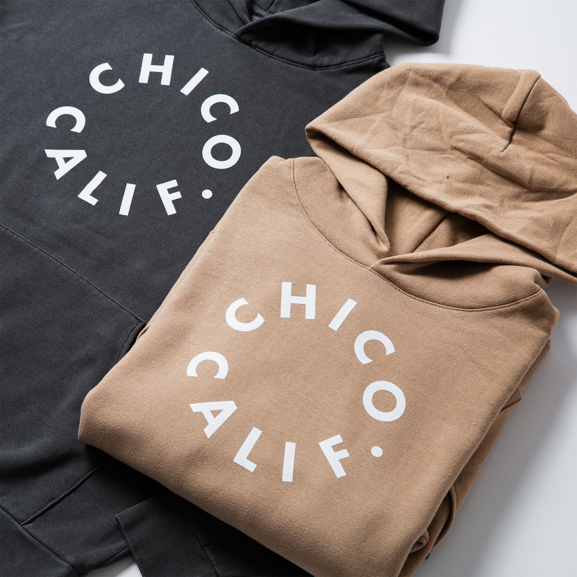 Circular Chico California Graphic Sweatshirt Hoodie Folded Detail View