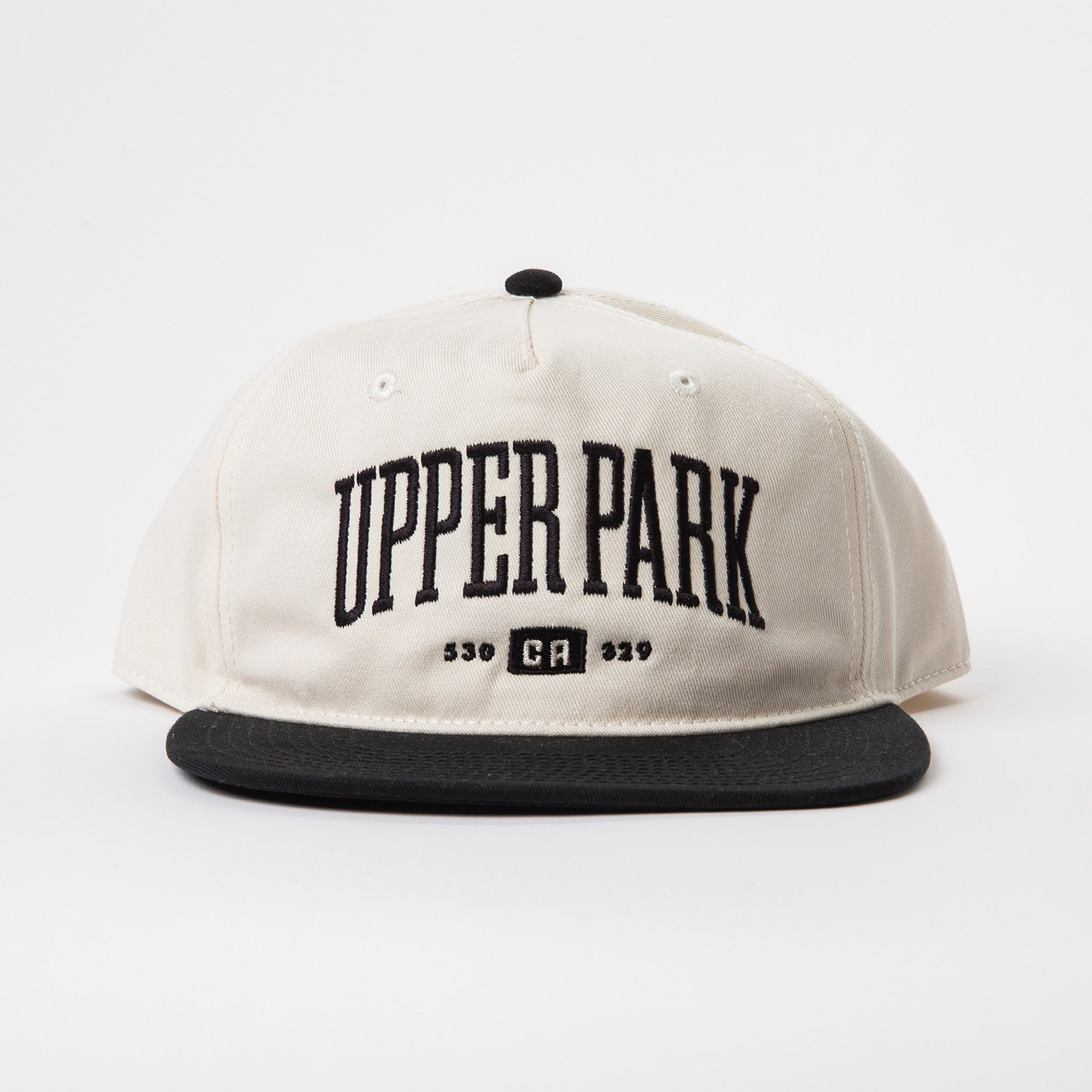 College Town Upper Park Vintage Style Two-Tone Hat - Upper Park Clothing - Chico, Ca