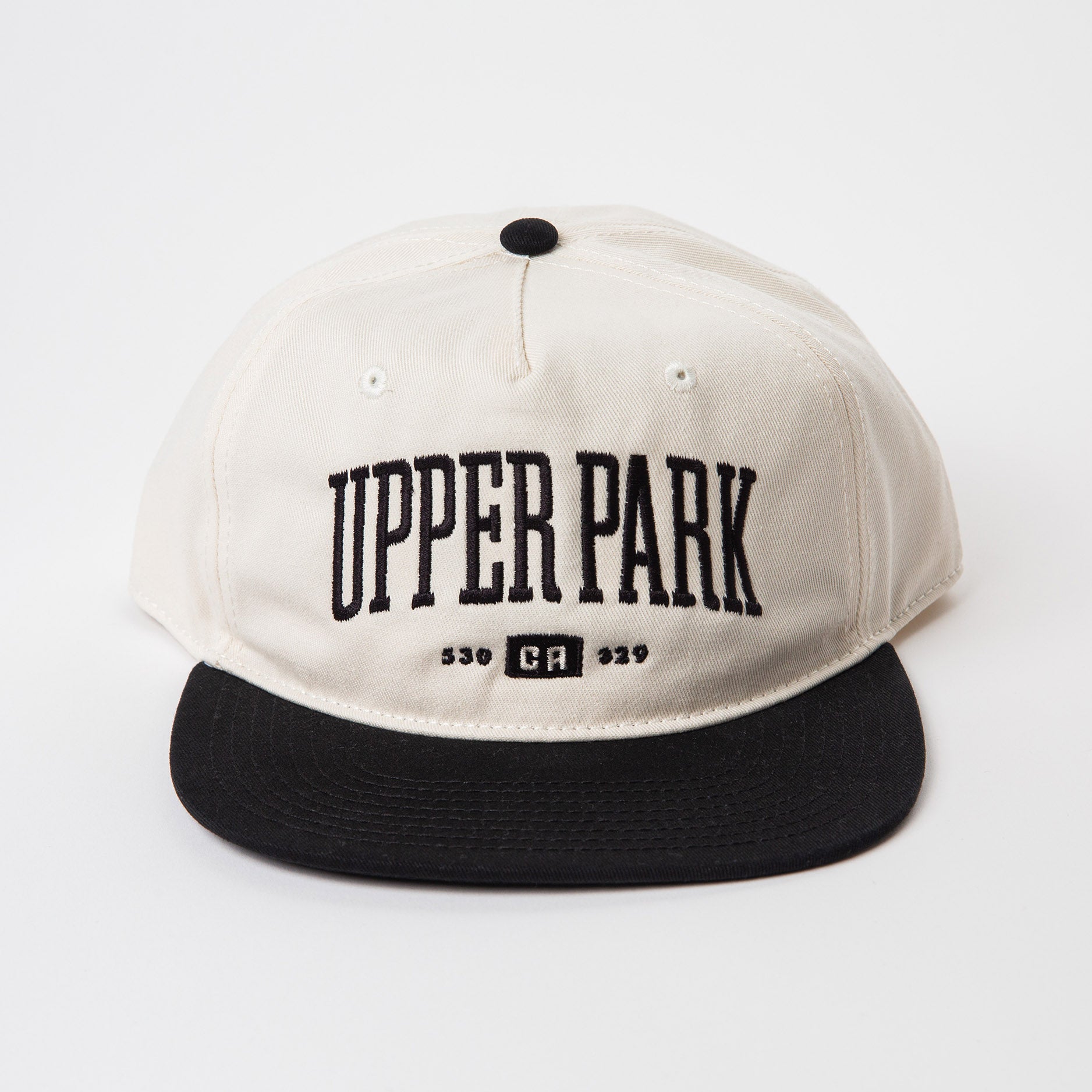 College Town Upper Park Vintage Style Two-Tone Hat - Upper Park Clothing - Chico, Ca