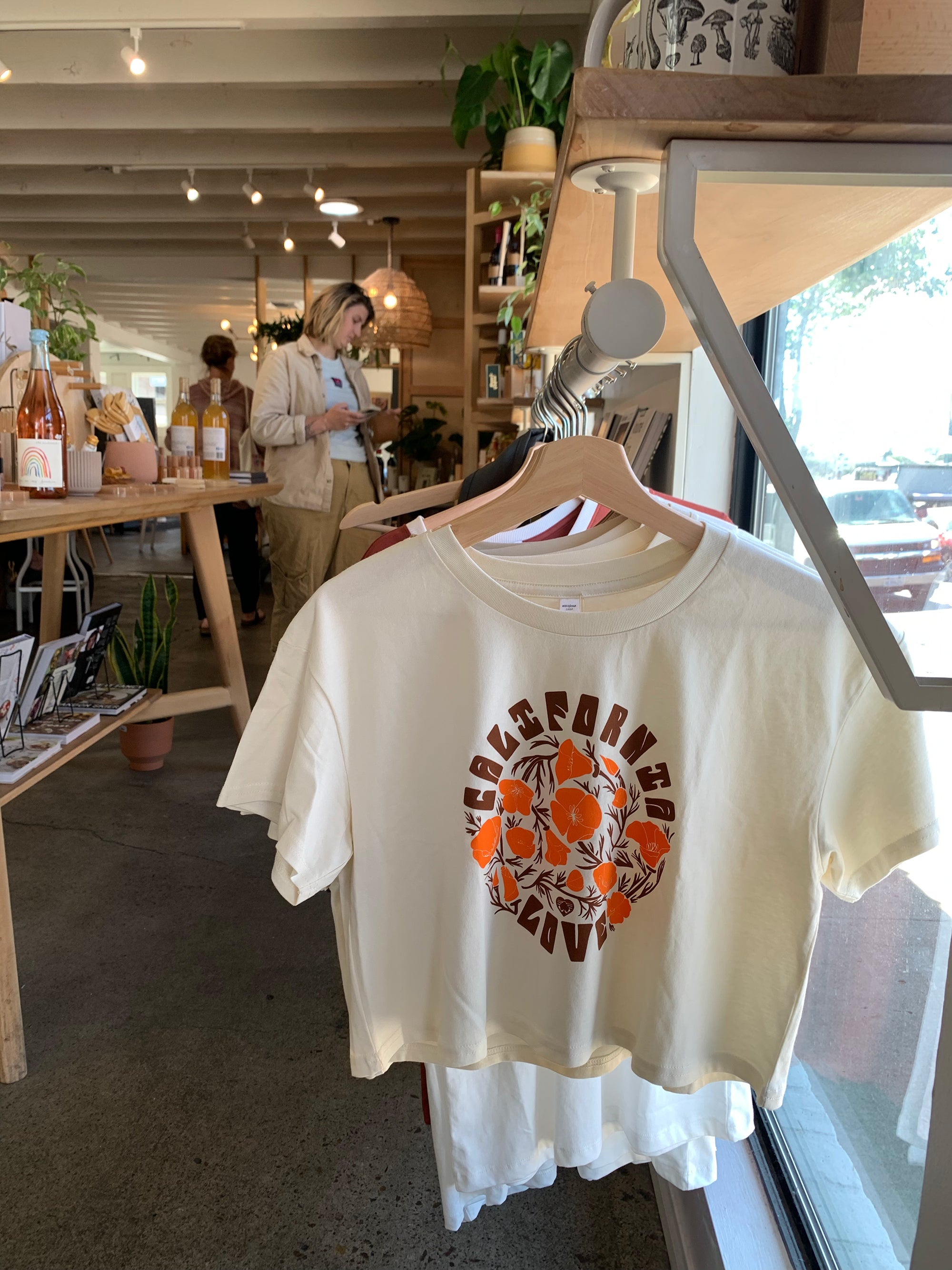 Communal Coffee San Diego California Poppy Flower Shirt