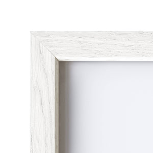White Natural Oak Wood Frame: 11x14