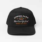 Diego Hat Maroon - Upper Park Clothing - West Coast Soft Goods - California Hat Black