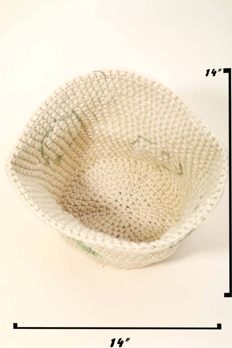 Anarchy Street - Crochet Knit Flower Bucket Hat: IV