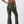 Active by Anna-Kaci - High Waist Flare Pants with Stitching: Army Green / Large 8-10