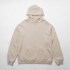 Blank Hoodie - Basics oversized hoodie sweatshirt - garment dyed faded ecru