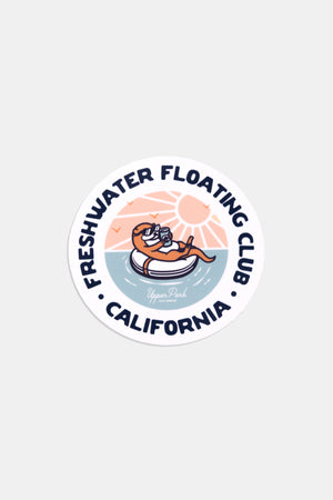 Freshwater Floating Club Sticker