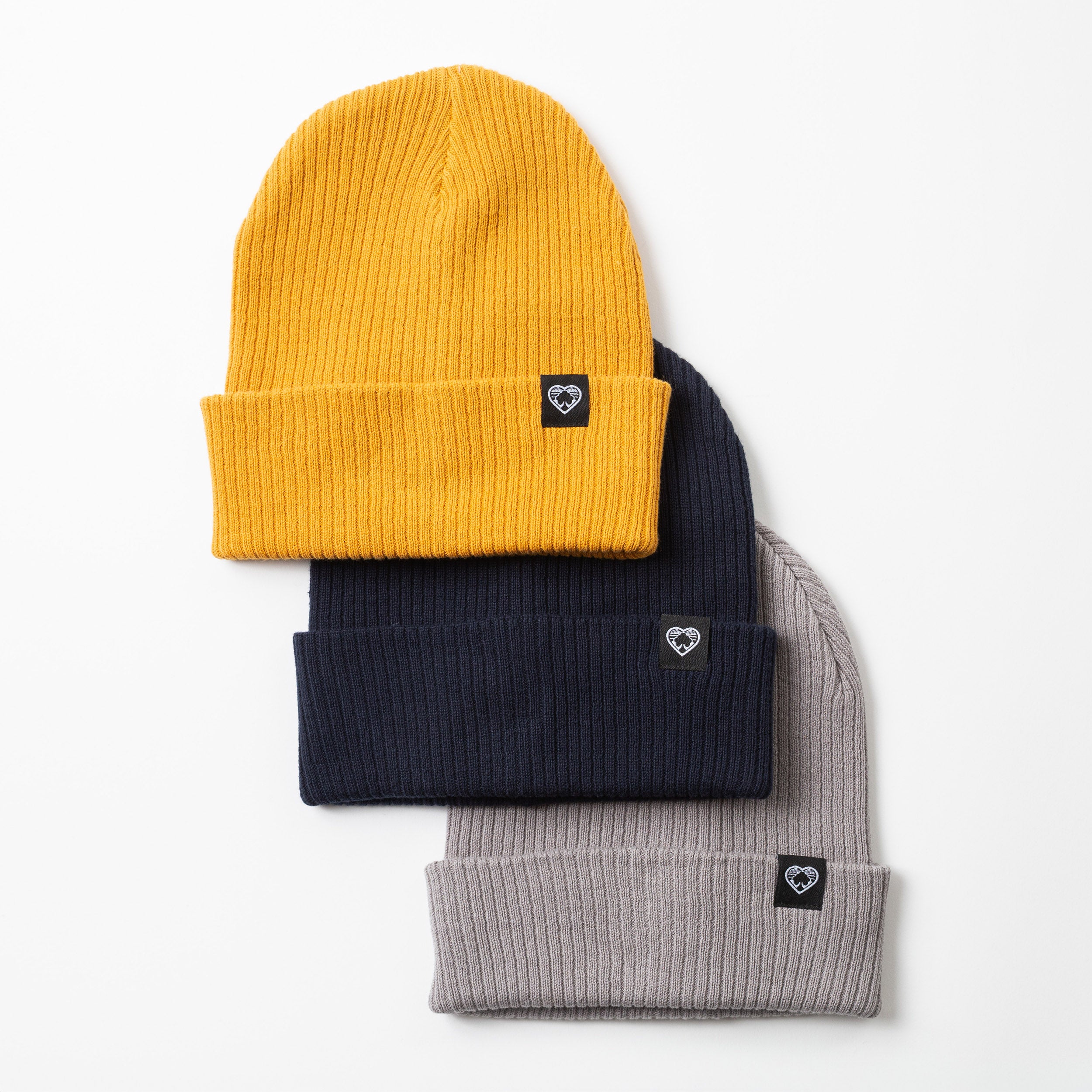 Upper Park Heart Icon Sustainable Organic Beanie