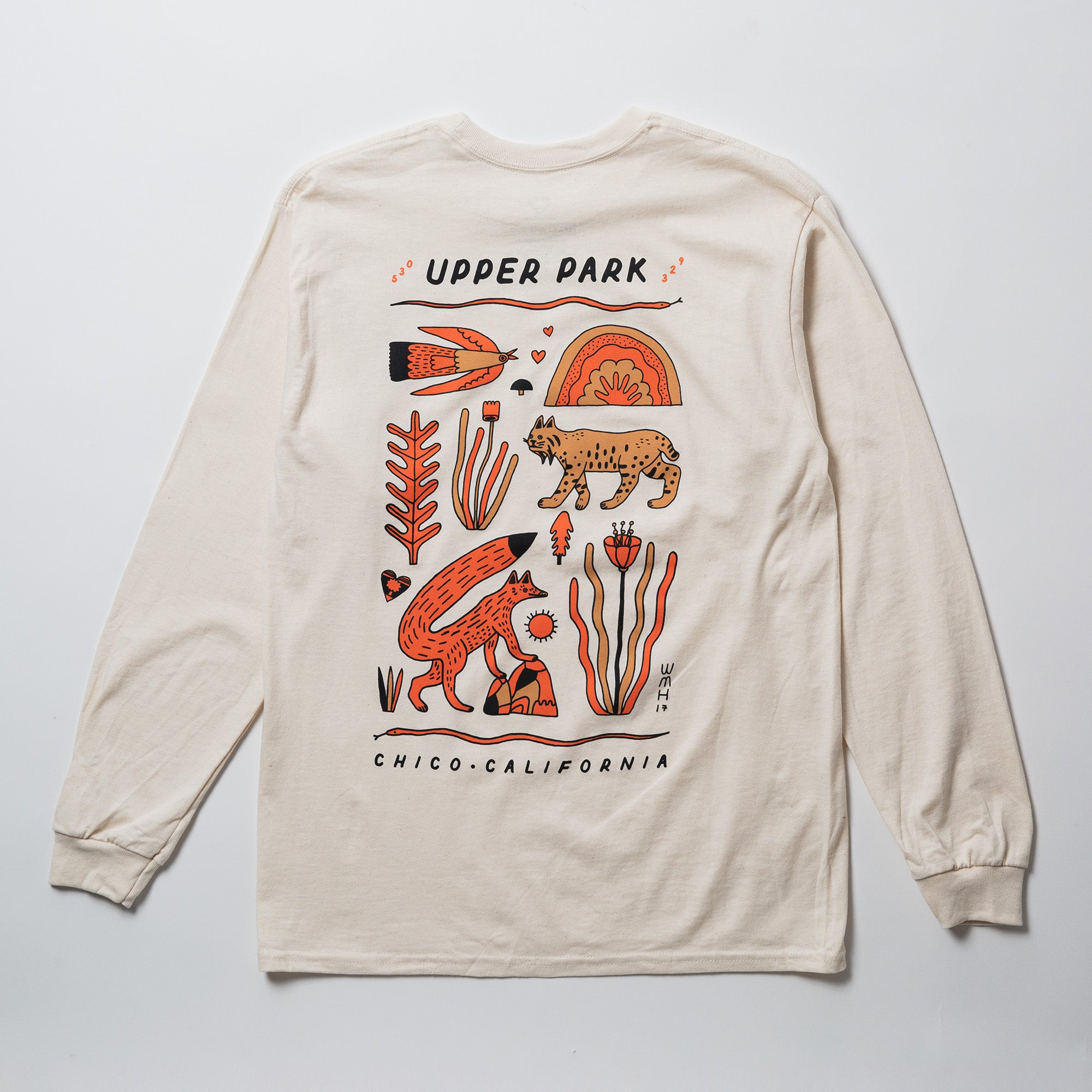 Wyatt Hersey Upper Park Wildlife Shirt - Long sleeve - Chico, California - Bidwell Park Shirt