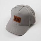 Leather Horizon Patch Frame Cap - Upper Park Clothing - Hat Collection